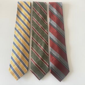 Assorted Striped Silk Ties from Jos A Bank Signature Collection